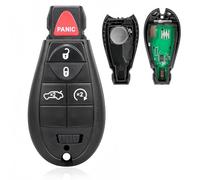 Boxonly Télécommande de rechange pour clé de voiture M3N5WY783X 433 MHz 46 puce 5 boutons pour Dodge Challenger 2008-2014, Dodge Durango 2011-2013