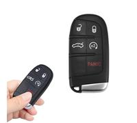 Boxonly Télécommande de voiture sans clé M3N40821302, 433 MHz, 46 puces, compatible avec Jeep Grand Cherokee (2014-2020), Grand Cherokee WK (2022), Dodge Durango (2014-2022), 5 boutons avec e