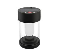 boxoon Lanterne solaire de camping de 11,4 x 7,9 cm, lampe LED rechargeable, portable, cylindrique à 360°, pour une utilisation en extérieur et à la maison