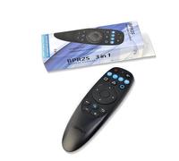 BOXPUT BPR2S Air Mouse Remote Control, BT Smart Voice Remote Control Prend en Charge 6 Axes Gyroscope avec 4 Touches IR Fonction d'isolation, Convient pour Android TV Box Ainsi Que TV Stick