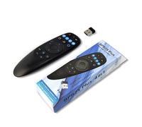 BOXPUT BPR2S Plus air Mouse Remote Control, Télécommande sans Fil RF 2.4G, Télécommande Vocale Intelligente avec Gyroscope 6 Axes, Support TV4 Button IR Isolation, Android TV Box et TV Stick