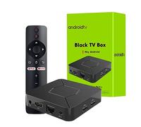 BOXPUT Q5 TV Box, Android 10.0 TV Box, Reproductrice Streaming en 4K Ultra HD, Quad Core Builtin 2.4G/5G WiFi BT 5.2 100M LAN Enternet Media Player - Noire