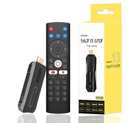 BOXPUT R3 Clé TV Android 13 - 2 Go RAM 16 Go ROM 4K, double WiFi 6.4G/5G BT5.0 8K Décodage, avec télécommande à isolation infrarouge Bluetooth Voix