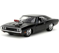 Boxrotto FAST FURIOUS Modèle Dodge Chargeur 1970 Noire Brillant Dom 22cm 1:24