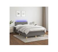 vidaXL Sommier à Lattes de Lit avec Matelas et LED, Lit Rembourré, Lit Double, Lit Adulte de Chambre à Coucher Intérieur, Moderne, Gris Foncé 120x200 cm Gris https://www.fnac.com/mp48360995/vidaXL-Sommier-tapissier-et-matelas-et-LED-Gris-fonce-120x200-cm-Tissu/w-4?oref=68286295-734c-08e3-5575-fda56c55a9bb