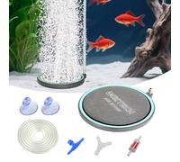 boxtech Aquarium Nano Air Stone, Aquarium à Poissons Pierre a Air, Aquarium Air Diffuseur pour oxygène dissous aérateur Pierre (130 MM)