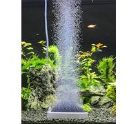 boxtech Aquarium Pierre a Air, Diffuseur d'air pour Aquariophilie, pour Silencieux Diffuseur Oxygène pour Poissons, crevettes et Plantes hydroponiques (130mm, Pompe à air Non Inclus)