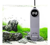 boxtech Chauffage d'aquarium, chauffage d'aquarium pour réservoirs de 80 à 125 litres, chauffe-eau submersible de 200 W avec thermomètre numérique, protection contre la surchauffe