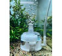 boxtech Filtre d'aquarium avec Filtre éponge Physique et matériau de Filtre biochimique à Billes d'argile, idéal pour Petits Aquariums Ronds (BT301)