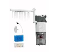 boxtech Filtre d'aquarium interne 6 W 4 en 1 Pompe de puissance ultra silencieuse Filtre éponge réglable, débit 450 l/h, convient pour 70-150 litres