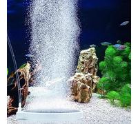 boxtech Pierre à air d'aquarium, Diffuseur d'air pour Aquariophilie, Laisse des Bulles Super minuscules pour Aquarium et hydroponique (80 mm)