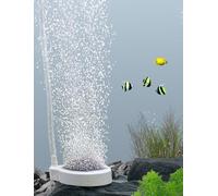 boxtech Pierre à air pour aquarium Kit de pierre à oxygène Nano Bulle d'air, diffuseur super élevé pour oxygène dissous (50 mm)