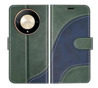 BoxTii Coque pour Honor Magic 6 Lite 5G / Honor X50 / Honor X9B, Housse en Cuir PU Pochette de Portefeuille, Magnétique Étui de Protection Housse Coque pour Honor Magic 6 Lite 5G / X50 / X9B, Vert