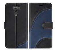 BoxTii Coque pour LG K40S, Portefeuille Etui en Cuir PU, Magnétique Protection Housse Coque pour LG K40S, Noir