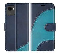 BoxTii Coque pour Oppo Realme C30 4G / Realme Narzo 50i Prime, Portefeuille Etui en Cuir PU, Magnétique Protection Housse Coque pour Realme C30 4G / Realme Narzo 50i Prime, Bleu