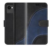 BoxTii Coque pour Oppo Realme C30 4G / Realme Narzo 50i Prime, Portefeuille Etui en Cuir PU, Magnétique Protection Housse Coque pour Realme C30 4G / Realme Narzo 50i Prime, Noir
