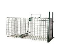 BOXTRAP - Cage à Rats 1 Porte - Piège pour Rats, Fouines, et Nuisibles de Petites Tailles - avec Porte Coulissante à Glissière - 49 x 22 x 23 cm