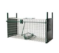 BOXTRAP - Cage à Rats 2 Portes - Piège pour Rats, Fouines et Nuisibles de Petites Tailles - Avec 2 Portes Coulissantes à Glissière - 50 x 21 x 22.5 cm
