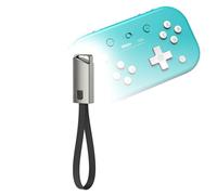 BoxWave Câble compatible avec 8BitDo Lite - Chargeur porte-clés USB de type C, porte-clés USB Type-C vers câble USB de type A de 8 po - Noir de jais