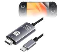 BoxWave Câble compatible avec Ayaneo 2 - Câble SmartDisplay - USB Type-C vers HDMI (1,8 m), câble USB C/HDMI - Noir de jais