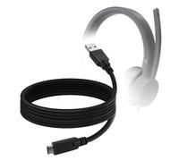 BoxWave Câble compatible avec casque Lenovo Go Wireless ANC - DirectSync - USB 3.0 A vers USB 3.1 Type C - Câble de charge et de synchronisation USB C - 1,8 m - Noir