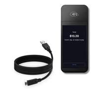 BoxWave Câble compatible avec Castles S1E2 - DirectSync - USB 3.0 A vers USB 3.1 Type C - Câble de charge et de synchronisation USB C - 1,8 m - Noir