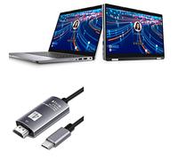 BoxWave Câble compatible avec Dell Latitude 5320 2 en 1 - Câble SmartDisplay - USB Type-C vers HDMI (1,8 m), câble USB C/HDMI - Noir de jais