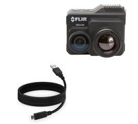 BoxWave Câble compatible avec FLIR Duo Pro R - DirectSync - USB 3.0 A vers USB 3.1 Type C - Câble de charge et de synchronisation USB C - 1,8 m - Noir