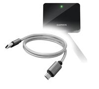 BoxWave Câble compatible avec Garmin Approach R10 - Micro USB DuraCable, câble de charge micro USB tressé - Gris sidéral