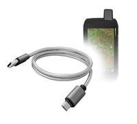 BoxWave Câble compatible avec Garmin Montana 700 (câble par BoxWave) - Micro USB DuraCable, câble de charge micro USB tressé pour Garmin Montana 700 - Gris sidéral