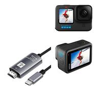 BoxWave Câble compatible avec GoPro Hero10 (câble par BoxWave) - Câble SmartDisplay - USB Type-C vers HDMI (1,8 m) - Câble USB C/HDMI pour GoPro Hero10 - Noir de jais