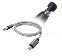 BoxWave Câble compatible avec la bouteille d'eau autonettoyante LARQ - Câble micro USB DuraCable tressé - Gris sidéral