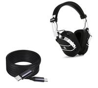 BoxWave Câble compatible avec l'amplificateur de guitare sans fil BOSS Waza-Air - Câble DirectSync PD (3 m) - USB-C vers USB-C (100 W), charge rapide en alliage de nylon tressé de type C - Noir de