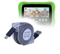 BoxWave Câble compatible avec Leapfrog LeapPad Epic Academy - Câble de synchronisation miniSync, rétractable, portable