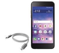 BoxWave Câble compatible avec LG Rebel 4 - Micro USB DuraCable - Câble de charge micro USB tressé - Gris sidéral