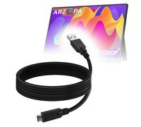 BoxWave Câble compatible avec moniteur d'ordinateur portable ARZOPA A1M - DirectSync - USB 3.0 A vers USB 3.1 Type C, câble de charge et de synchronisation USB C - 1,8 m - Noir