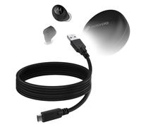BoxWave Câble compatible avec Motorola Moto Buds 250 - DirectSync - USB 3.0 A vers USB 3.1 Type C - Câble de charge et de synchronisation USB C - 1,8 m - Noir