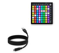 BoxWave Câble compatible avec Novation Launchpad Mini [MK3] - DirectSync - USB 3.0 A vers USB 3.1 Type C, câble de charge et de synchronisation USB C - 1,8 m - Noir