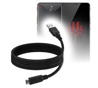 BoxWave Câble compatible avec Nubia Red Magic 6 (câble par BoxWave) - DirectSync - USB 3.0 A vers USB 3.1 Type C, câble USB C de charge et de synchronisation pour Nubia Red Magic 1,8-1,8 m - Noir