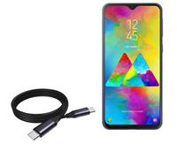 BoxWave Câble compatible avec Oukitel C17 Pro - Câble DirectSync PD (0,9 m) - USB-C vers USB-C (100 W), charge tressée type C et synchronisation rapide - Noir de jais