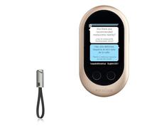 BoxWave Câble compatible avec Pocketalk Classic - Chargeur porte-clés USB de type C, porte-clés 3.1 type C pour Pocketalk Classic - Noir de jais