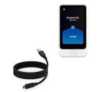 BoxWave Câble compatible avec Pocketalk Plus Voice Translator - DirectSync - USB 3.0 A vers USB 3.1 Type C - Câble de charge et de synchronisation USB C - 1,8 m - Noir