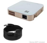 BoxWave Câble compatible avec projecteur intelligent portable Kodak Luma 350 - Câble DirectSync (4,6 m) - Câble de charge et de synchronisation extra long - Noir