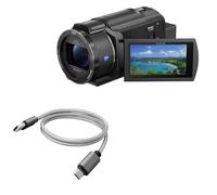 BoxWave Câble compatible avec Sony FDR-AX43 - Micro USB DuraCable - Câble de charge micro USB tressé - Gris sidéral