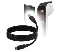 BoxWave Câble compatible avec Verifone Carbon Mobile 5 - DirectSync - USB 3.0 A vers USB 3.1 Type C - Câble de charge et de synchronisation USB C - 1,8 m - Noir