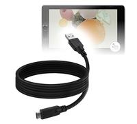 BoxWave Câble compatible Wacom Cintiq Pro 32 (DTH-3220) - DirectSync - USB 3.0 A vers USB 3.1 Type C - Câble de charge et de synchronisation USB C - 1,8 m - Noir