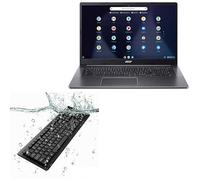BoxWave Clavier compatible avec Acer Chromebook 317 (CB317-1HT) - Clavier USB AquaProof, lavable, étanche, résistant à l'eau, pour Acer Chromebook 317 (CB317-1HT) - Noir de jais