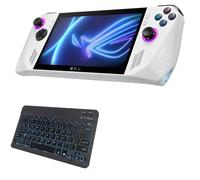 BoxWave Clavier compatible avec ASUS ROG Ally Z1 - Clavier Bluetooth SlimKeys - avec rétroéclairage - Clavier portable avec rétroéclairage pratique - Noir de jais