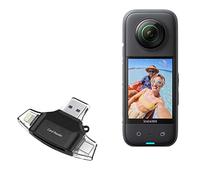 BoxWave Gadget intelligent compatible avec Insta360 X3 - AllReader lecteur de carte SD lecteur de carte microSD USB compact pour Insta360 X3 - Noir de jais