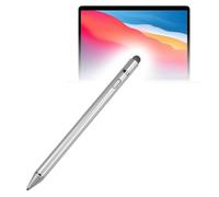 BoxWave Stylet compatible avec Apple MacBook Air (M1 2020) (stylet de BoxWave) - AccuPoint Active Stylus, stylet électronique avec pointe ultra fine - Argent métallique